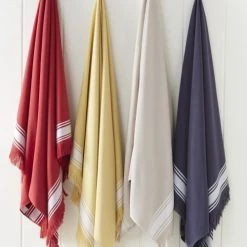 Sensei Maison Décoration De Jardin Serviette De Plage Eucalyptus 100x180 Cm -Gants de toilette Soldes serviette de plage eucalyptus 100x180 cm 3