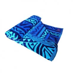 Le Comptoir De La Plage Décoration De Jardin Serviette De Plage Luwatu Bleu 86 X 160 -Gants de toilette Soldes serviette de plage luwatu bleu 86 x 160 3