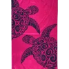 Le Comptoir De La Plage Accessoires Et Serviettes De Plage  Serviette De Plage Tortue Fuschia Turtles Rose 100 X 175