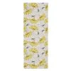 Maisons Du Monde Tapis Extérieur Tapis Et Sac Yoga Imprimé Fleurs Beiges, Noires Et Jaunes 61x170