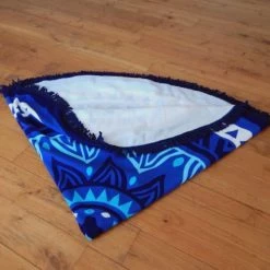 Le Comptoir De La Plage Accessoires Et Serviettes De Plage  TWILIGHT - Serviette De Plage Ronde Microfibre Bleu 140 -Gants de toilette Soldes twilight serviette de plage ronde microfibre bleu 140 3